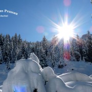 Der Weg zum Restaurant Alpenhaus Prossau im Kötschachtal in Bad Gastein, Gasteinertal