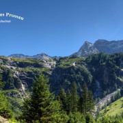 Der Talschluss hinter dem Restaurant Alpenhaus Prossau im Kötschachtal in Bad Gastein, Gasteinertal